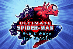 Ultimate Spider-Man Title Screen